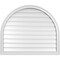 Ekena Millwork Round Top Surface Mount PVC Gable Vent: Functional, w/ 2"W x 1-1/2"P Brickmould Frame, 38"W x 32"H GVPRT38X3202SF - alternate 1